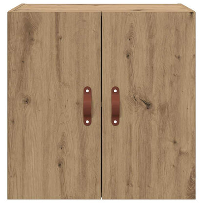 Armadietto a muro rovere artigianale 60 x 31 x 60 cm | homemem39