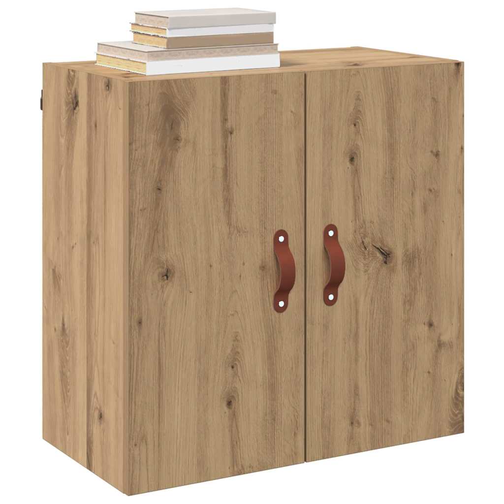 Armadietto a muro rovere artigianale 60 x 31 x 60 cm | homemem39