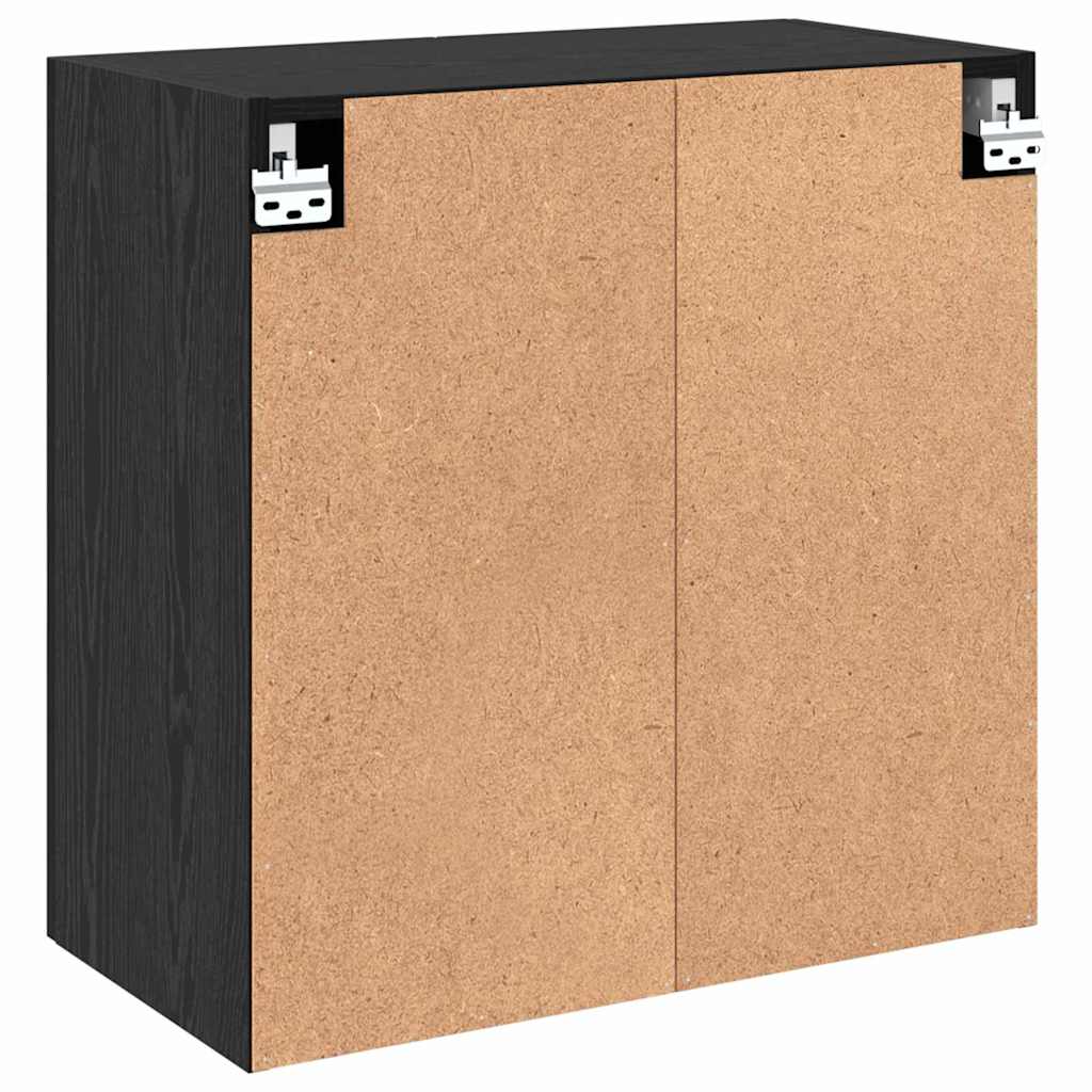 Armadietto a muro Rovere nero 60 x 31 x 60 cm Legno multistrato | homemem39