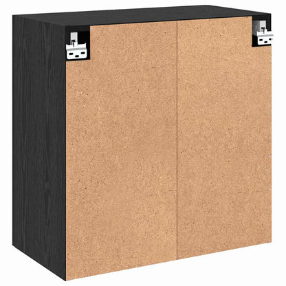 Armadietto a muro Rovere nero 60 x 31 x 60 cm Legno multistrato | homemem39