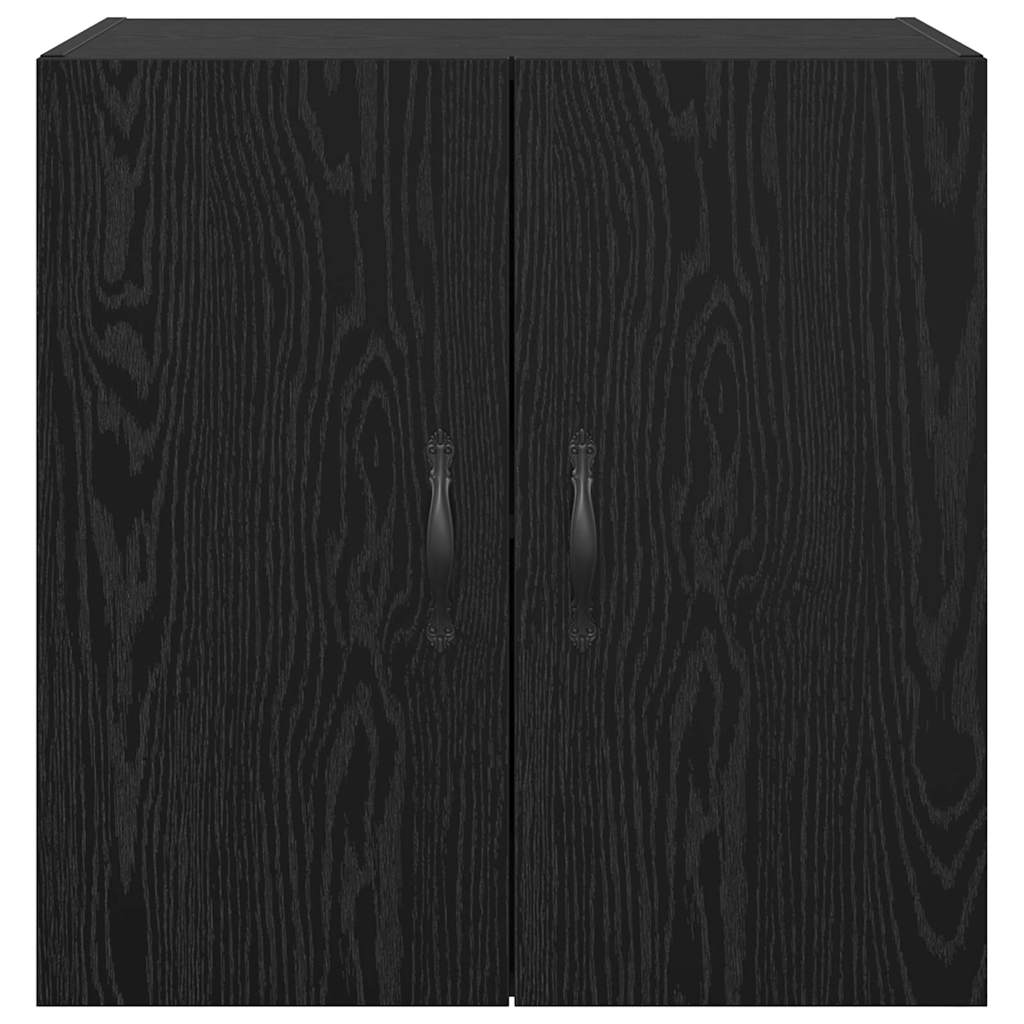 Mobiletto a muro Rovere Nero 60 x 31 x 60 cm Legno multistrato | homemem39