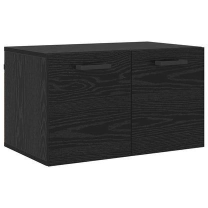 Mobiletto a muro Rovere Nero 60 x 36,5 x 35 cm | homemem39