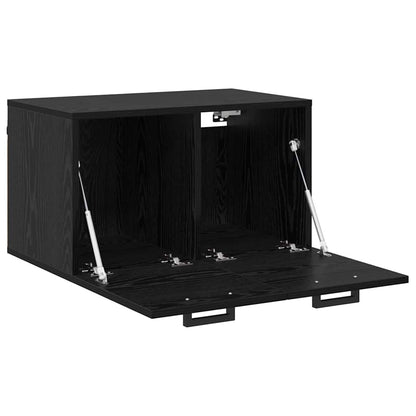 Mobiletto a muro Rovere Nero 60 x 36,5 x 35 cm | homemem39