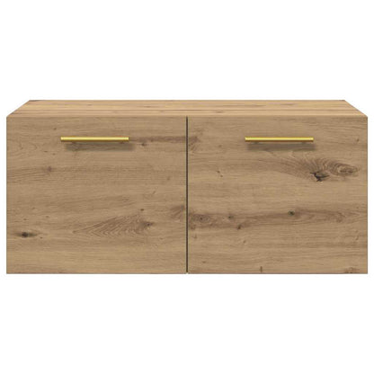 Armadietto a muro rovere artigianale 80 x 36.5 x 35 cm | homemem39
