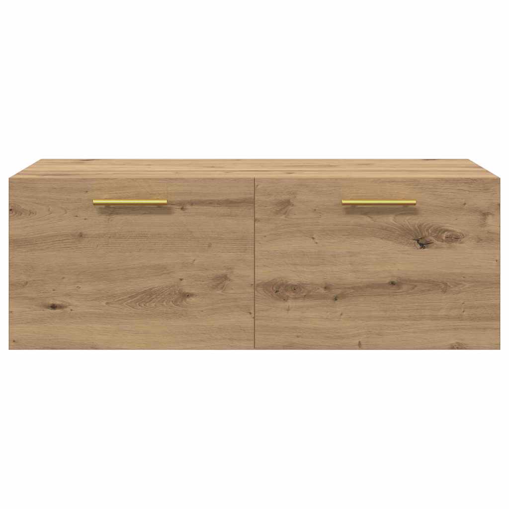 Armadietto a muro rovere artigianale 100 x 36.5 x 35 cm | homemem39
