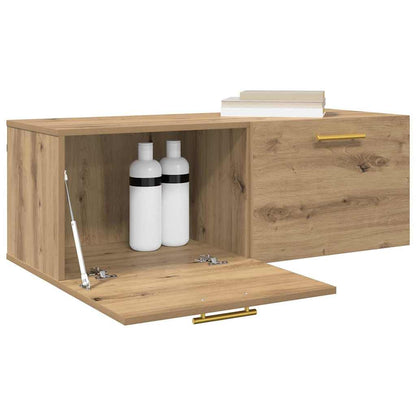 Armadietto a muro rovere artigianale 100 x 36.5 x 35 cm | homemem39