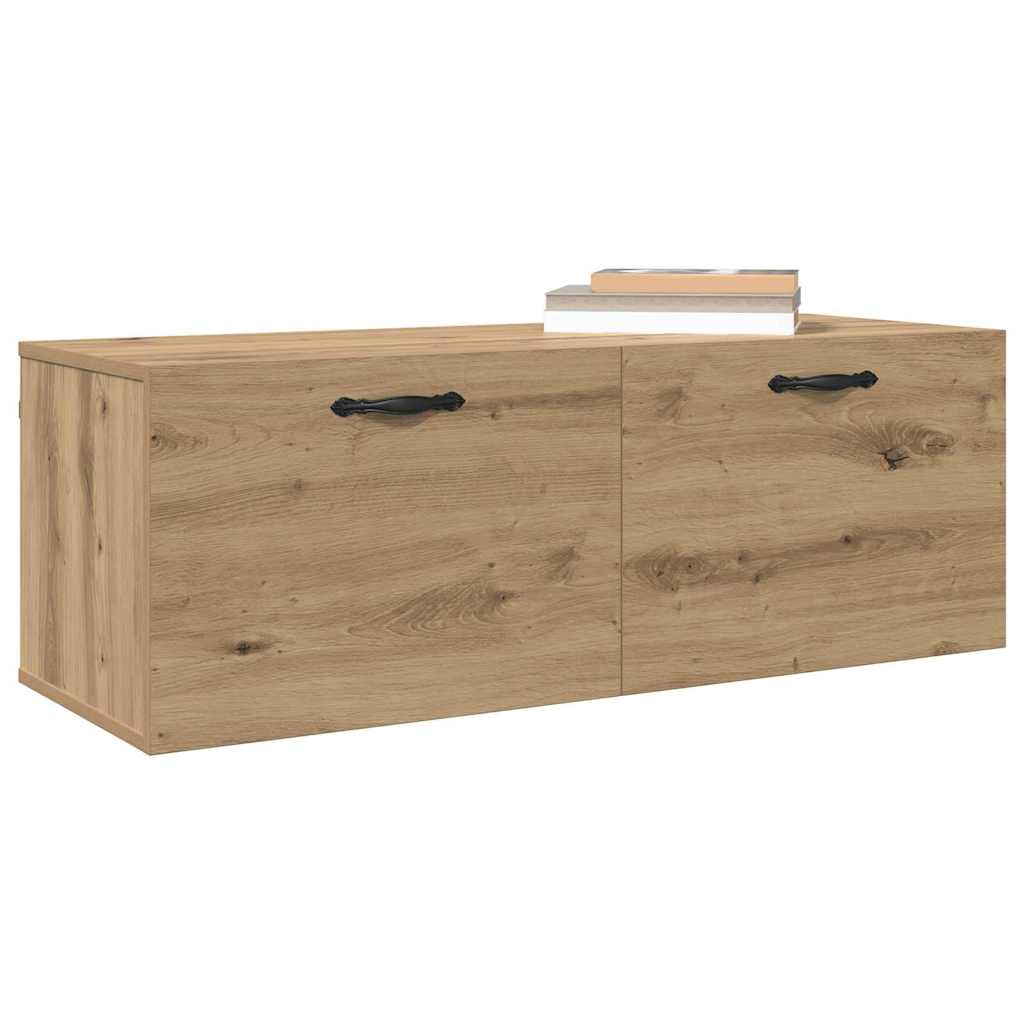 Mobiletto a muro Rovere artigianale 100 x 36,5 x 35 cm | homemem39
