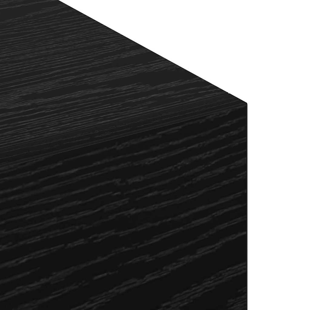 Mobiletto a muro Rovere Nero 100 x 36,5 x 35 cm | homemem39