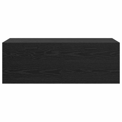 Mobiletto a muro Rovere Nero 100 x 36,5 x 35 cm | homemem39