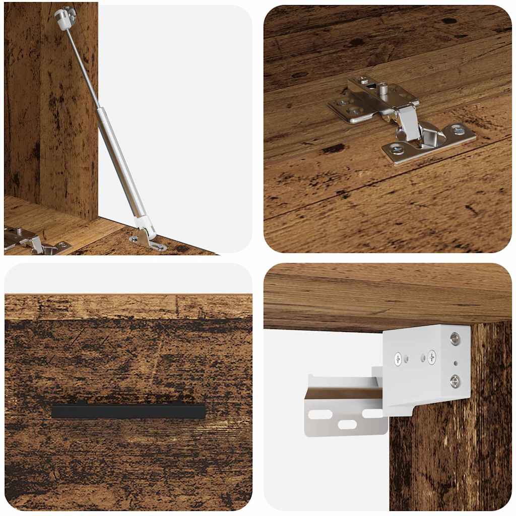 Armadietto a muro Legno vecchio 100 x 36.5 x 35 cm | homemem39