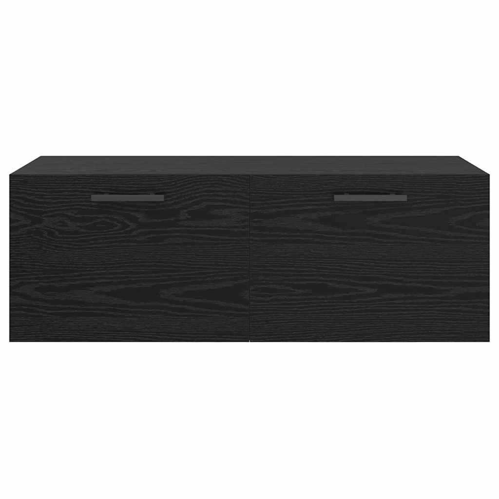 Armadietto a muro Rovere nero 100 x 36.5 x 35 cm | homemem39
