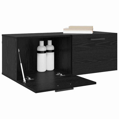 Armadietto a muro Rovere nero 100 x 36.5 x 35 cm | homemem39