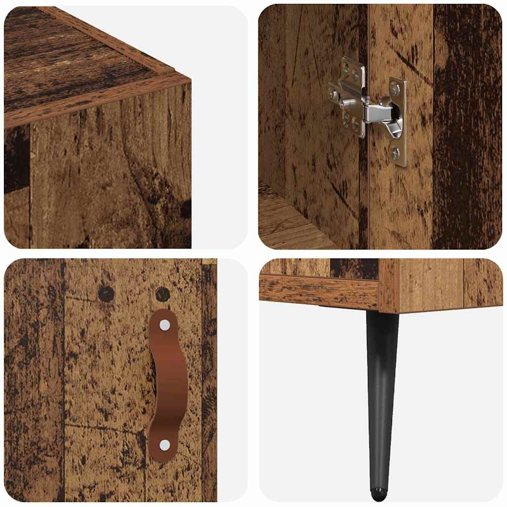 Credenza Marrone 90 x 34 x 80 cm Legno multistrato