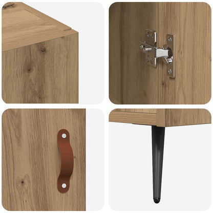 Credenza Marrone 90 x 34 x 80 cm Legno multistrato