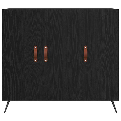 Credenza Nero 90 x 34 x 80 cm Legno multistrato