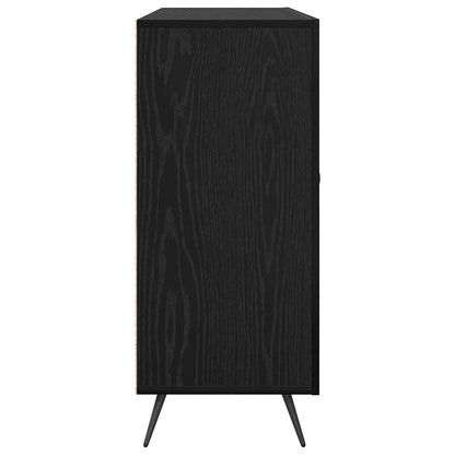 Credenza Nero 90 x 34 x 80 cm Legno multistrato
