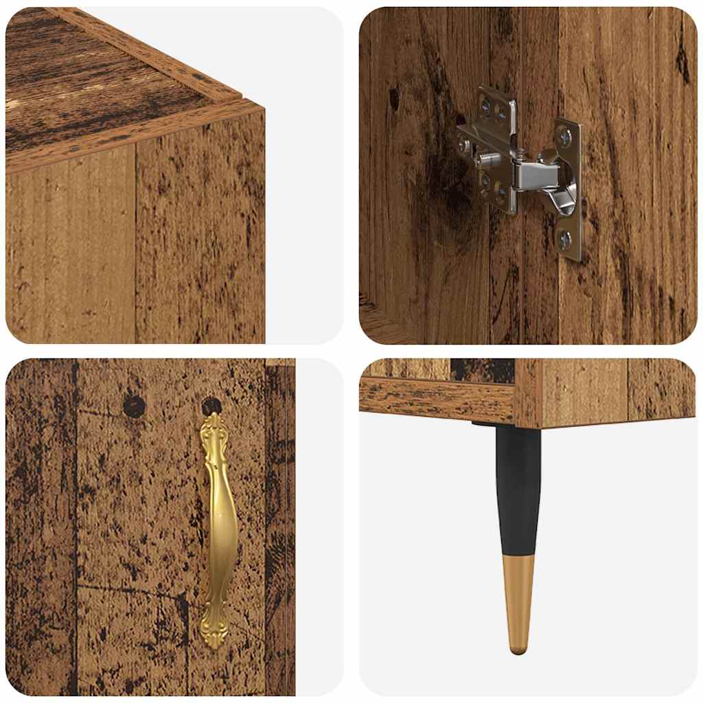 Credenza Marrone 90 x 34 x 80 cm Legno multistrato