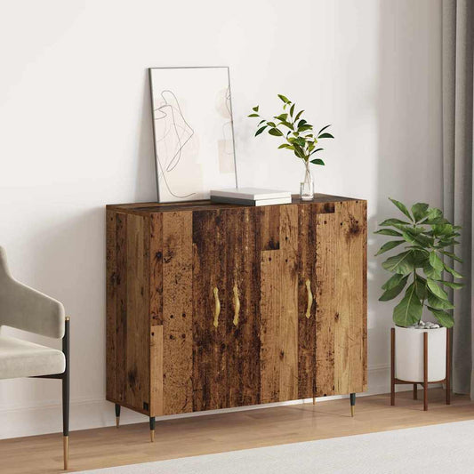 Credenza Marrone 90 x 34 x 80 cm Legno multistrato
