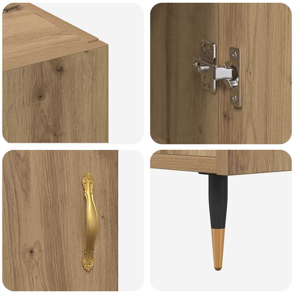 Credenza Marrone 90 x 34 x 80 cm Legno multistrato