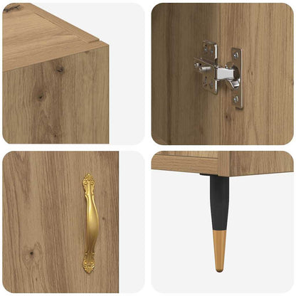 Credenza Marrone 90 x 34 x 80 cm Legno multistrato