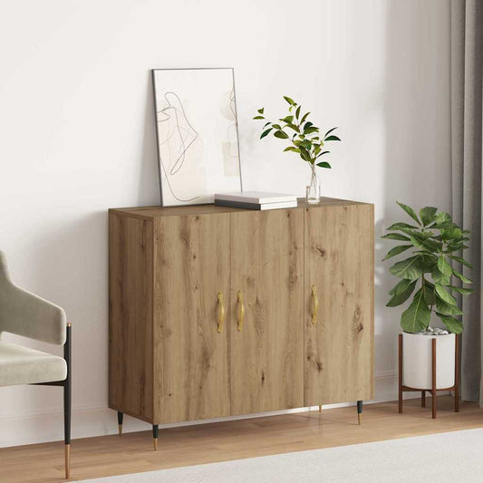 Credenza Marrone 90 x 34 x 80 cm Legno multistrato
