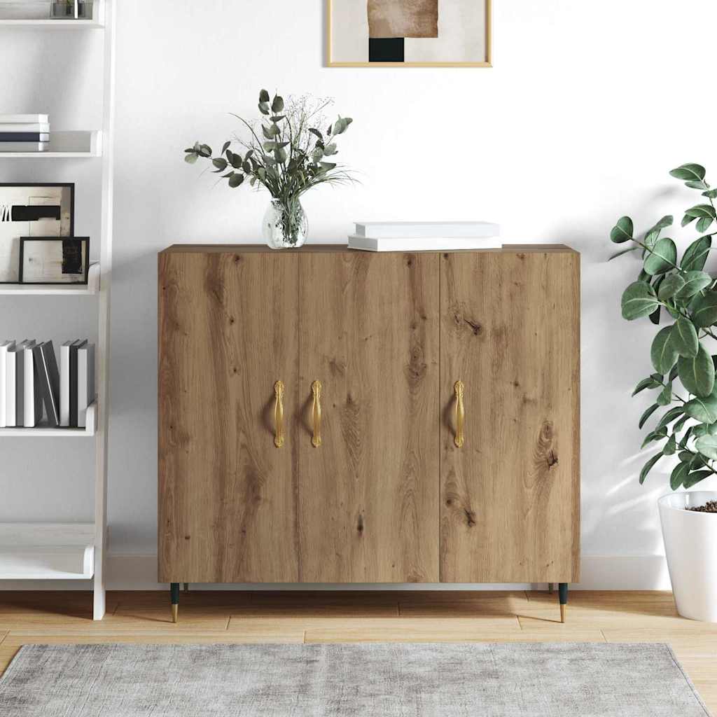 Credenza Marrone 90 x 34 x 80 cm Legno multistrato