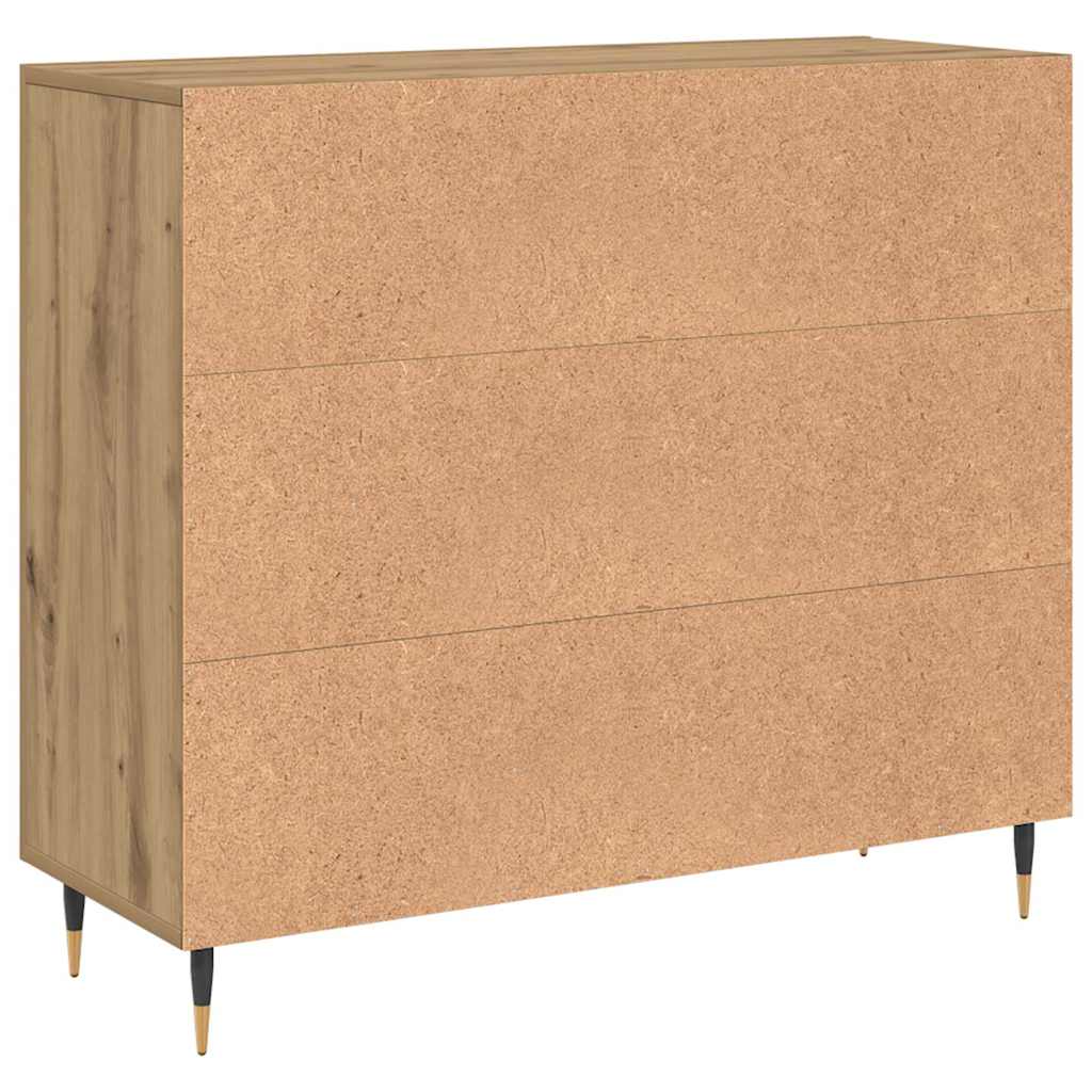 Credenza Marrone 90 x 34 x 80 cm Legno multistrato
