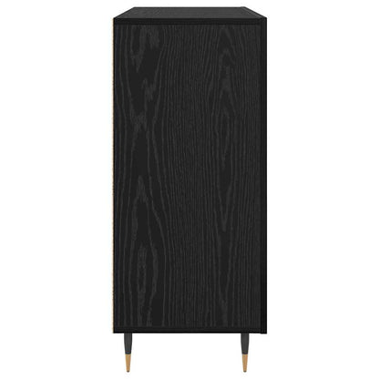 Credenza Nero 90 x 34 x 80 cm Legno multistrato