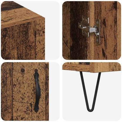 Credenza Legno vecchio 90 x 34 x 80 cm Legno multistrato