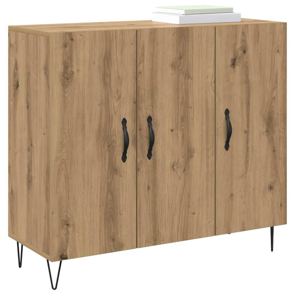 Credenza rovere artigianale 90 x 34 x 80 cm Legno multistrato