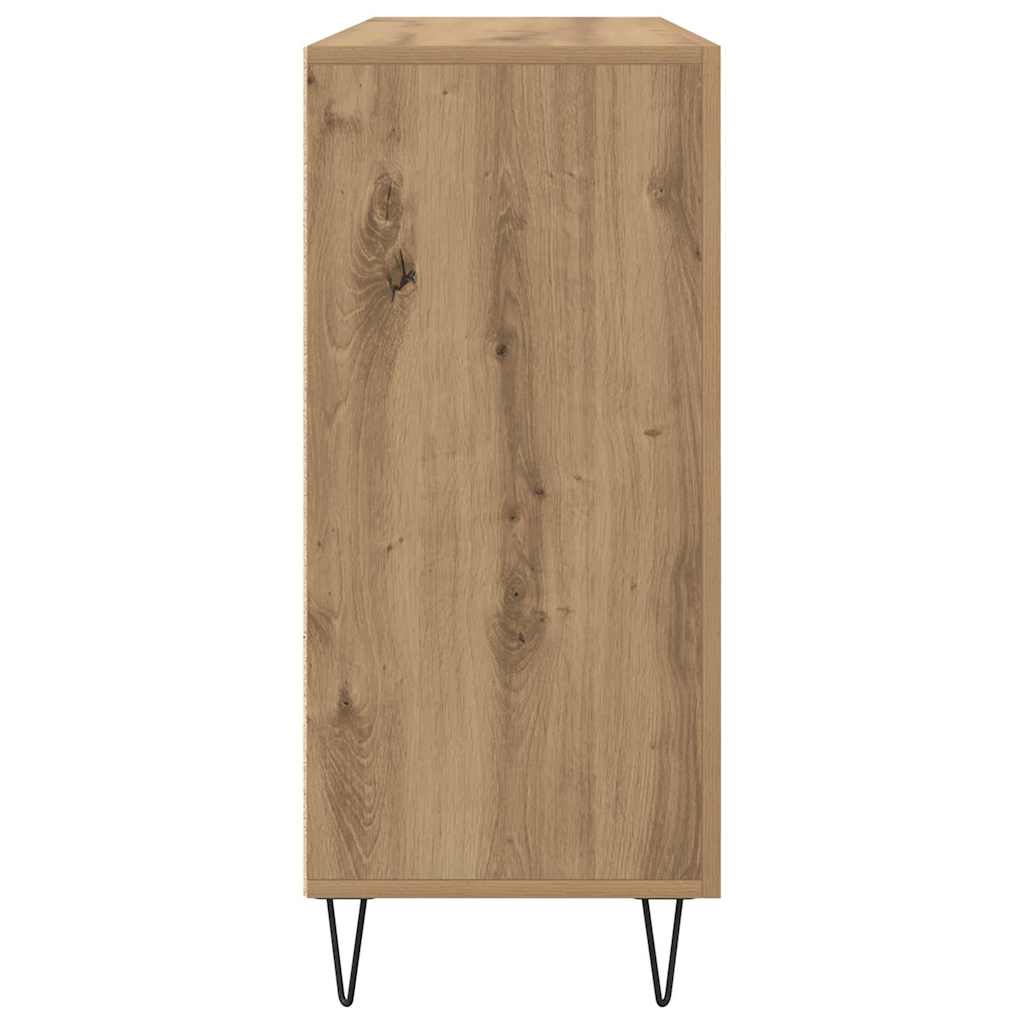 Credenza rovere artigianale 90 x 34 x 80 cm Legno multistrato