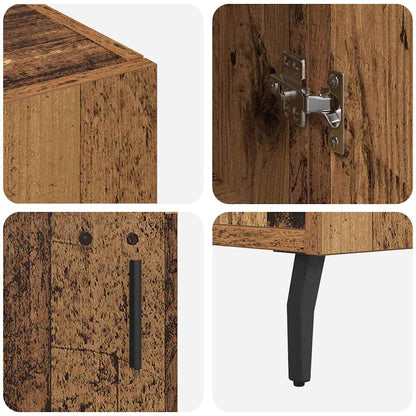 Credenza Marrone 90 x 34 x 80 cm Legno multistrato