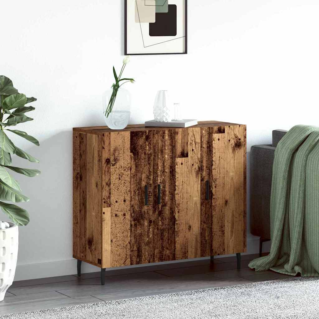 Credenza Marrone 90 x 34 x 80 cm Legno multistrato