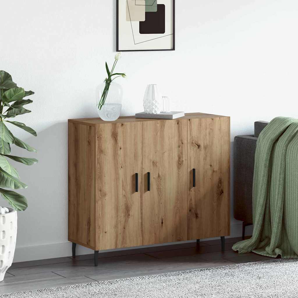 Credenza Marrone 90 x 34 x 80 cm Legno multistrato