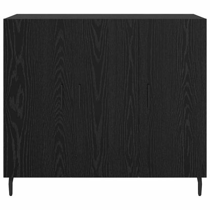 Credenza Nero 90 x 34 x 80 cm Legno multistrato