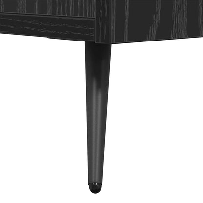 Mobile TV Rovere nero 150 x 30 x 50 cm Legno multistrato