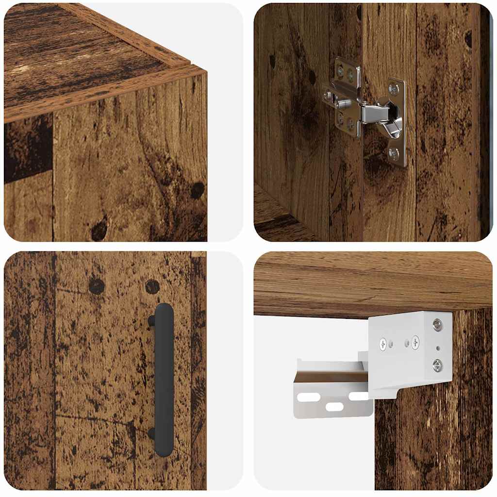 Credenza Marrone 69.5 x 34 x 90 cm Legno multistrato