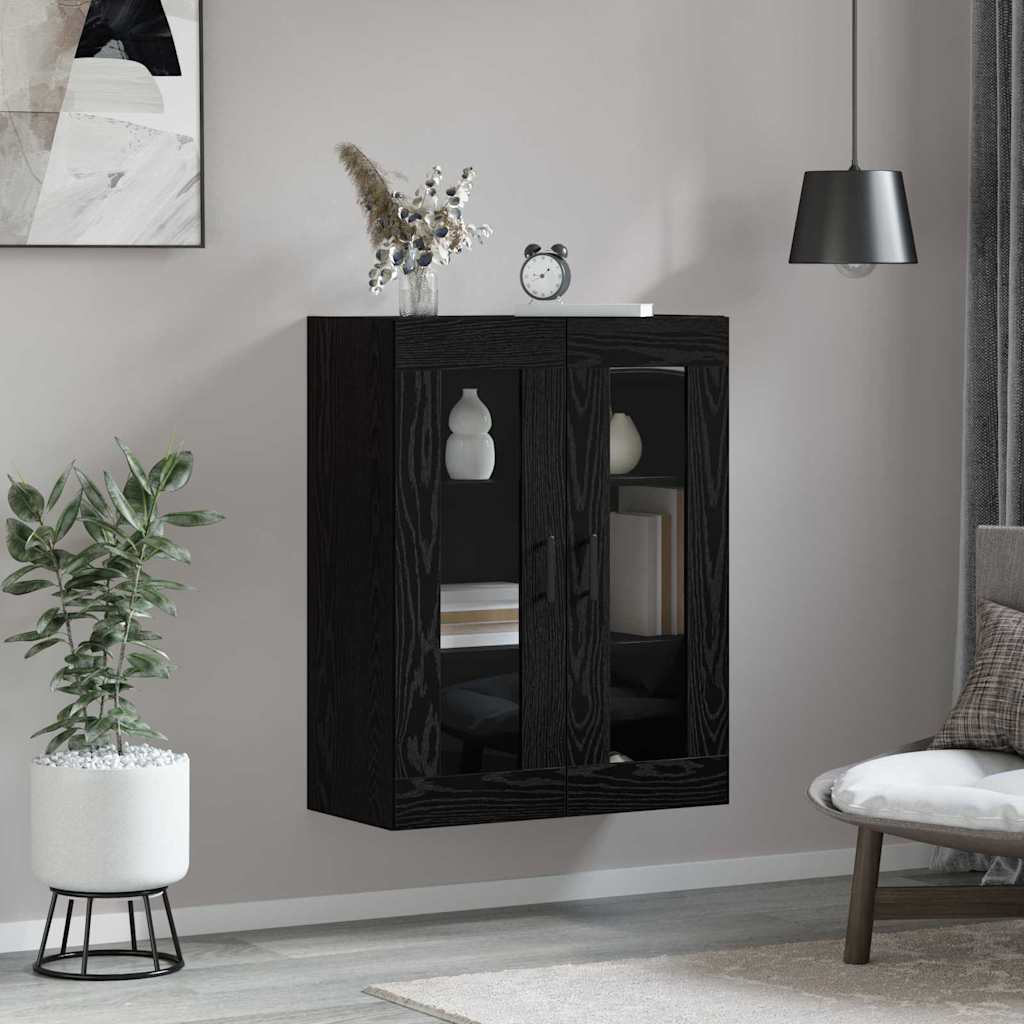 Credenza Nero 69.5 x 34 x 90 cm Legno multistrato