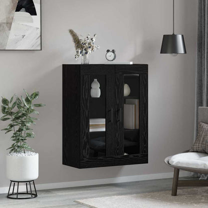 Credenza Nero 69.5 x 34 x 90 cm Legno multistrato