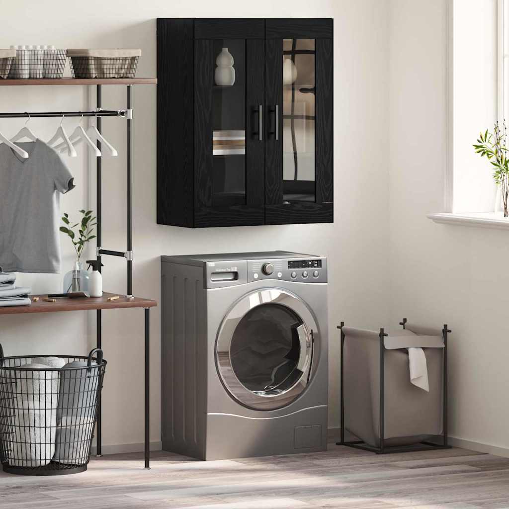 Pensile Rovere nero 69.5 x 34 x 90 cm Legno multistrato