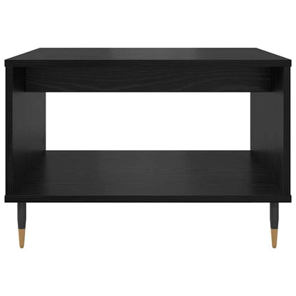 Tavolino da salotto Rovere nero 60 x 50 x 40 cm