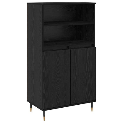 Credenza Nero 60 x 36 x 110 cm Legno multistrato