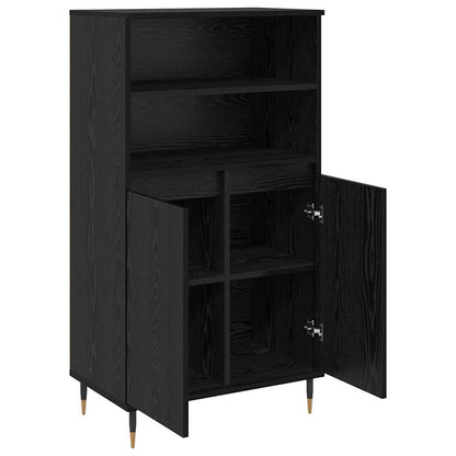 Credenza Nero 60 x 36 x 110 cm Legno multistrato