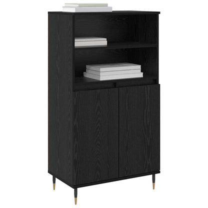 Credenza Nero 60 x 36 x 110 cm Legno multistrato