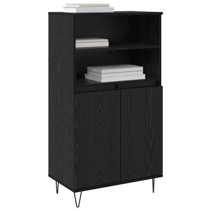 Credenza Nero 60 x 36 x 110 cm Legno multistrato