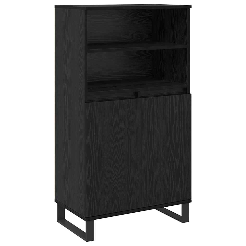 Credenza Nero 60 x 36 x 110 cm Legno multistrato