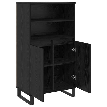 Credenza Nero 60 x 36 x 110 cm Legno multistrato