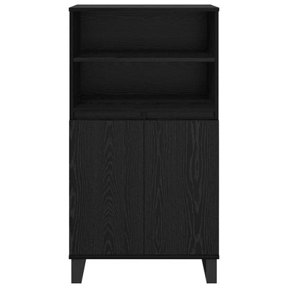 Credenza Nero 60 x 36 x 110 cm Legno multistrato