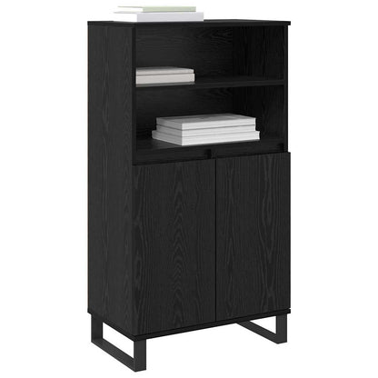 Credenza Nero 60 x 36 x 110 cm Legno multistrato