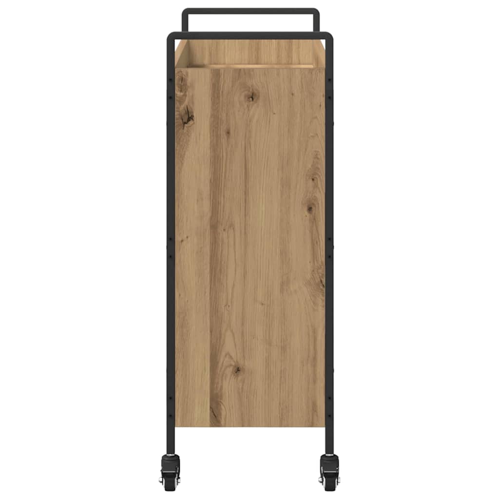 Carrello da Cucina Rovere artigianale 70 x 30 x 82 cm
